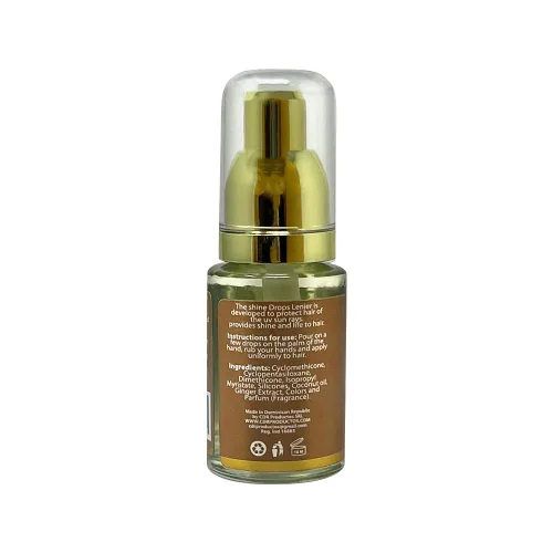 Vista 2 de Lenier Gotas de Brillo Crece Mas Shine Drops 1oz (Paquete de 2)