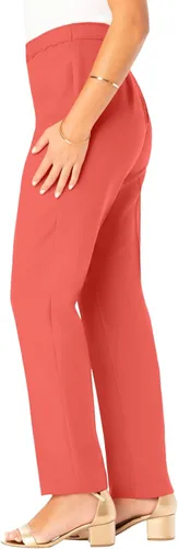 Vista 4 de Roaman's Pantalones clásicos para mujer de talla grande