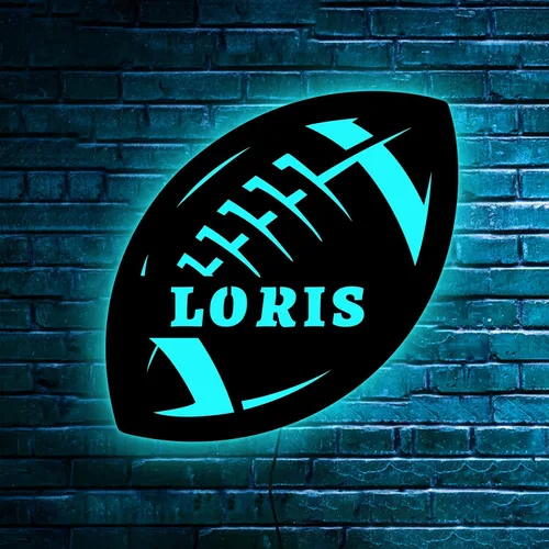 Vista 8 de Letrero de béisbol personalizado, nombre de jugador de béisbol personalizado, luz LED de béisbol, letrero de pelota de béisbol personalizado