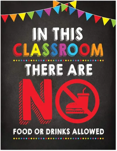Vista 11 de Andaz Press Cartel artístico de pared para profesor de aula escolar, 8.5 x 11 pulgadas, con texto en inglés "This Classroom is a No Cellphone Zone