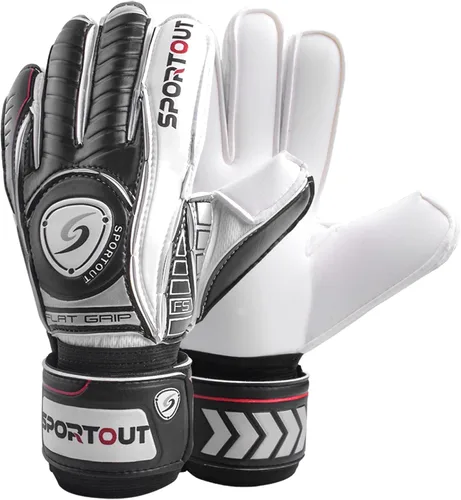 Vista 14 de Guantes de Portero Sportout con Protección de Dedos, Guantes de Fútbol Respirables, Látex de 4mm, para Niños, Jóvenes y Adultos