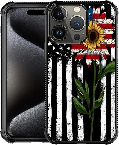 Vista 113 de Funda compatible con iPhone X/XS, diseño de bandera estadounidense de béisbol, TPU suave, a prueba de golpes, de vidrio templado, para iPhone X/XS