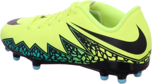 Vista 3 de Nike Niños Hypervenom Phelon Ii Fg Volt NegroHyper TurquoiseClear Jade Zapatos de Fútbol