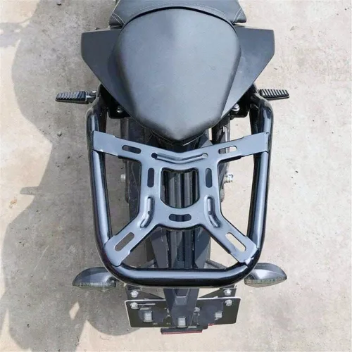 Vista 2 de Portaequipajes Motocicleta Piezas para Cf Moto 400nk 650nk 16-18 Portaequipajes Bar Accesorios Motocicleta Trasera Cola Ala Estantes Apoyabrazos