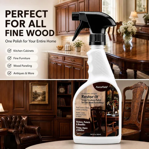 Vista 4 de ForceField Restore-It - Esmalte de muebles para madera fina