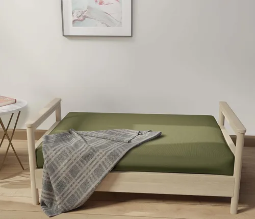 Vista 4 de LANE LINEN Fundas de futón tamaño completo, fundas de 100 % algodón, funda de colchón tamaño completo para sofá cama futón, funda de sofá plegable