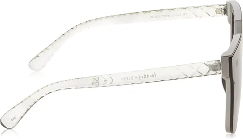 Vista 3 de LAUNDRY BY SHELLI SEGAL LD323 Gafas de sol cuadradas geométricas de gran tamaño para mujer con 100% protección UV. Regalos elegantes para ella