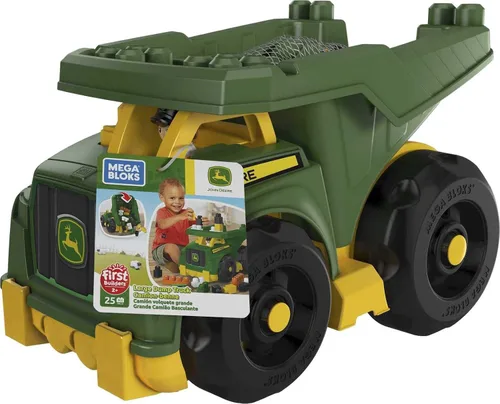 Vista 6 de MegaBloks John Deere Dump camión, verde