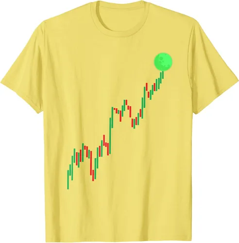 Vista 22 de Cute Stock Trading Design for Men Women Stock Market Trader T-Shirt Asphalt Grey