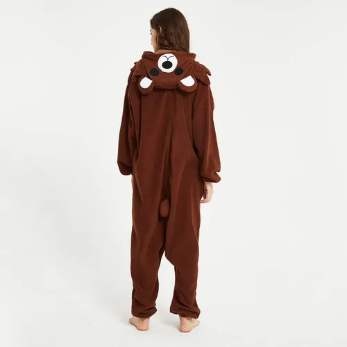 Vista 2 de III HHONS Animal Onesie Adult WomenMen Costume Pajamas Onesies Cosplay Sleepwear for Halloween