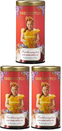 Vista 14 de The Republic of Tea - Bridgerton Queen's Cake - Té de frutas y vainilla, 36 bolsas de té