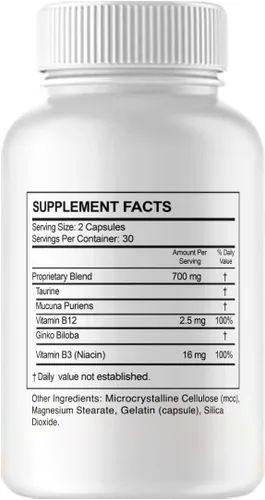 Vista 2 de Hunter Focus Cápsulas - Hunter Focus Advanced Health Cápsulas (individuales, 60 cápsulas)