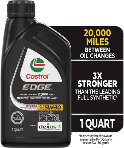 Vista 3 de Castrol EDGE 5W-30 Aceite para motor totalmente sintético avanzado, 1 cuarto de galón, paquete de 6