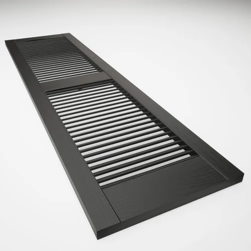 Vista 6 de Persianas de vinilo Ekena Millwork, LL1S12X02500BL 002 - Negro
