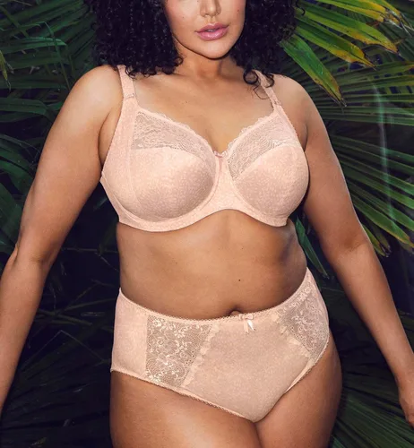 Vista 4 de Elomi Sujetador de encaje elástico con aros Morgan de talla grande para mujer