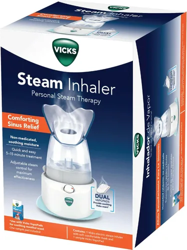 Vista 7 de Inhalador de vapor personal de la marca Vicks , V1200, Blanco y transparente, 1, 1