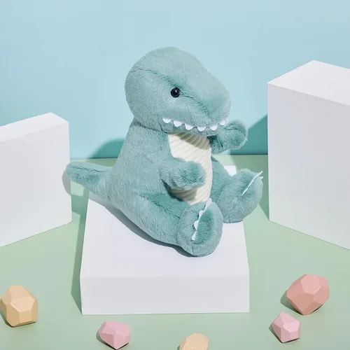 Vista 2 de TCBunny Peluche de dinosaurio bebé de 12 pulgadas, regalos para cumpleaños, San Valentín, Navidad (T-Rex, azul) (BPT-0008-BL)