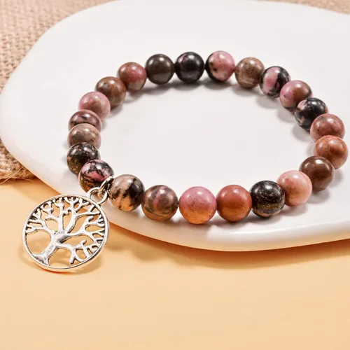Vista 4 de GBTBYS Regalos para el día de la madre, pulseras de piedra natural para mamá, mamá, madre, abuela, abuelita, mujeres, regalos para mamá de hija