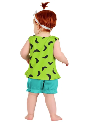 Vista 2 de Disfraz Infantil de Pebbles Los Picapiedra Multicolor