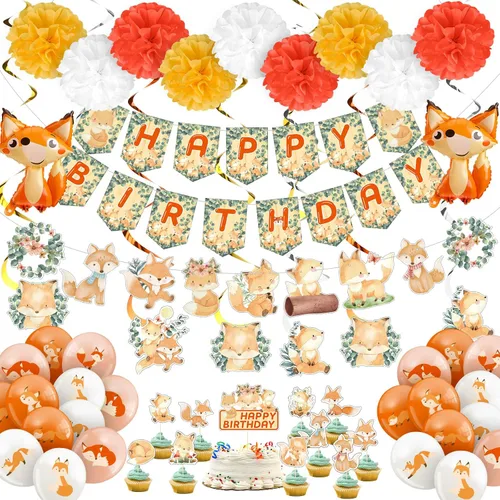 Vista 9 de Outus 77 piezas de decoración de fiesta de patito rosa, lindo accesorio de fiesta de cumpleaños de pato, incluye una bonita pancarta colgante