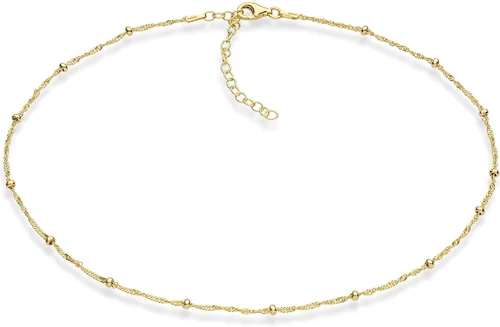 Vista 8 de Miabella Italian 925 Sterling Silver Choker Necklace for Women Chain Plata esterlina