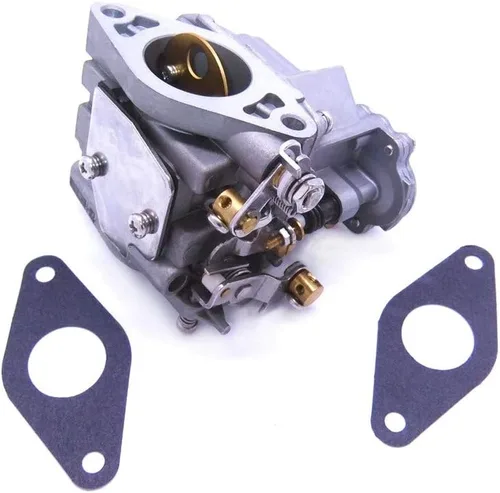 Vista 3 de SouthMarine 66M-14301-12 Carburador de motor y 66M-13646-00 juntas (2 piezas) para Yamaha 4 tiempos 15hp F15 motor de arranque eléctrico