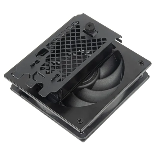 Vista 3 de Silverstone Tecnología FDP02 Soporte externo del adaptador del ventilador de refrigeración de la GPU, SST-FDP02B Negro