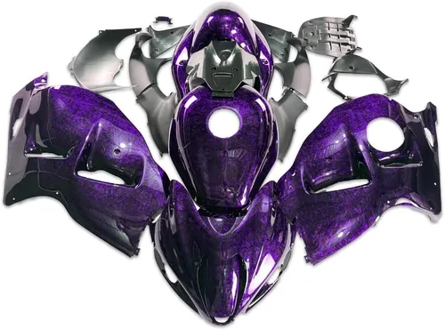 Vista 31 de Carenado completo azul mate para Suzuki 1997-2007 GSXR 1300 Hayabusa Gen1 inyección ABS plásticos posventa carrocería kit de carrocería 1998 1999