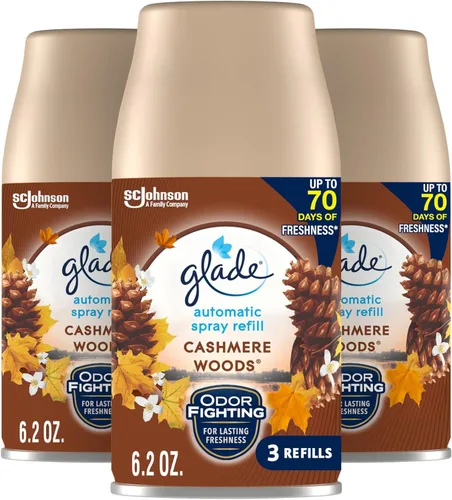 Vista 11 de Glade - Repuesto automático de aspersión, ambientador para el hogar y el baño, Aqua Waves, 6.2 oz, 3