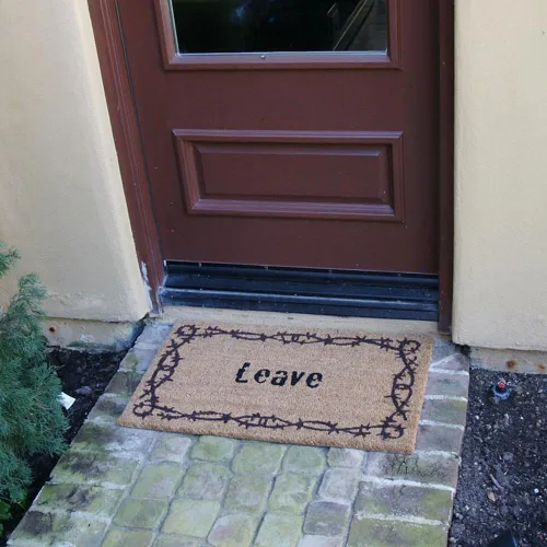 Vista 2 de Rubber-Cal Alfombrillas Leave Unwelt, 18 x 30 pulgadas