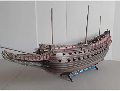 Vista 5 de Orel 330-1/100 Kit de modelo de papel Battleship Wasa, Suecia, 1628, azul marino