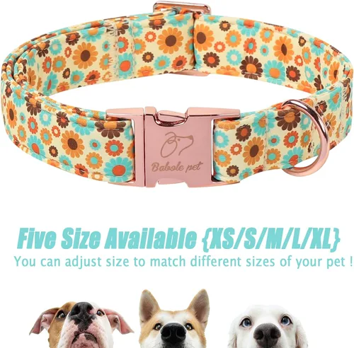 Vista 267 de Collar para perros del 4 de julio, collares patrióticos azules para cachorros y perros pequeños, ligero y ajustable 1776 collares para cachorros