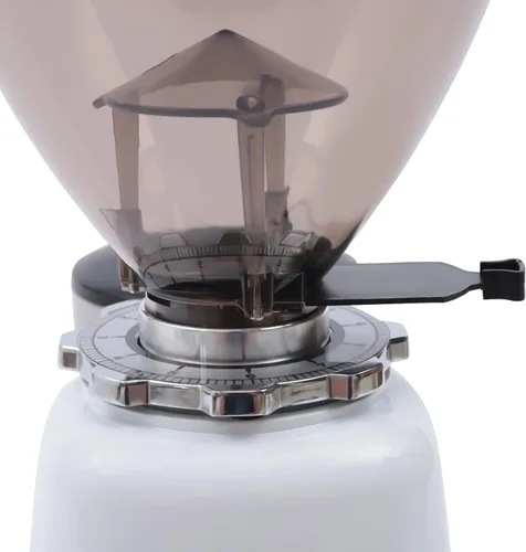Vista 6 de Molinillo de café eléctrico profesional, 110 V 350 W, molinillo de café expreso, máquina de fresas para rebabas comerciales caseras+tolva