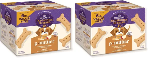 Vista 11 de Old Mother Hubbard by Wellness Classic - Galletas pequeñas surtidas para perros, sabor original, horneadas, naturales y crujientes para entrenarlo
