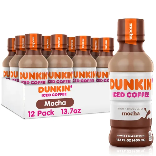 Vista 10 de Dunkin' Botella de café helado de caramelo, 13.7 onzas líquidas, paquete de 12