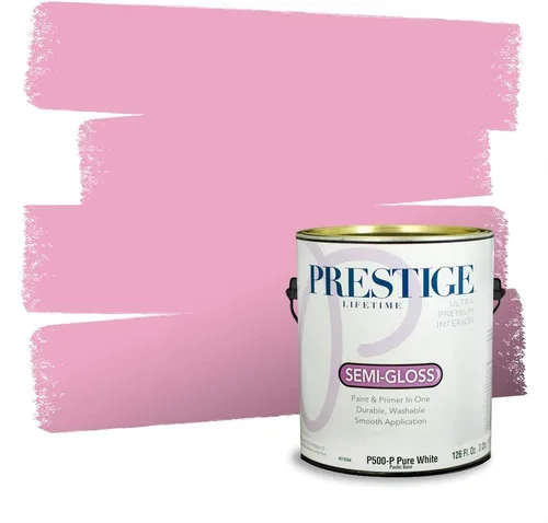 Vista 705 de Prestige Paints Pintura exterior e imprimación en uno, 1 galón, plano, coincidencia comparable de Valspar* Amber Rose*