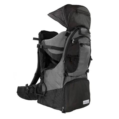 Vista 3 de ClevrPlus Mochila Portabebés Ajustable Deluxe para Niños al Aire Libre, Senderismo, Camping