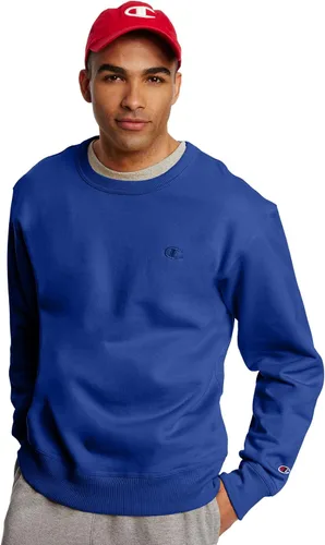 Vista 142 de Champion Sudadera de forro polar de peso medio con cuello redondo para hombre (regular o grande y alto)