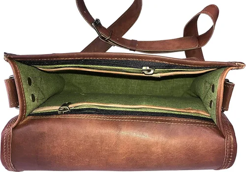 Vista 2 de Bolso de cuero de las mujeres bolso de hombro Crossbody Satchel señoras totalizador viaje monedero cuero genuino