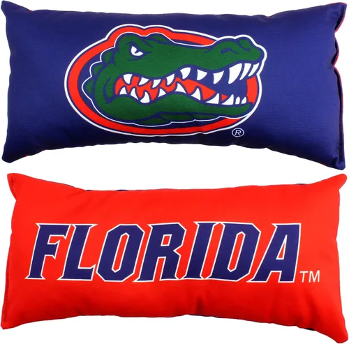 Vista 19 de College Covers Everything Comfy Arkansas Razorbacks Almohada Bolster de Viaje Pequeña Decorativa de 2 Lados 16 x 6 pulgadas