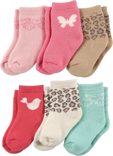 Vista 14 de Luvable Friends Conjunto de calcetines unisex para bebé recién nacido y bebé