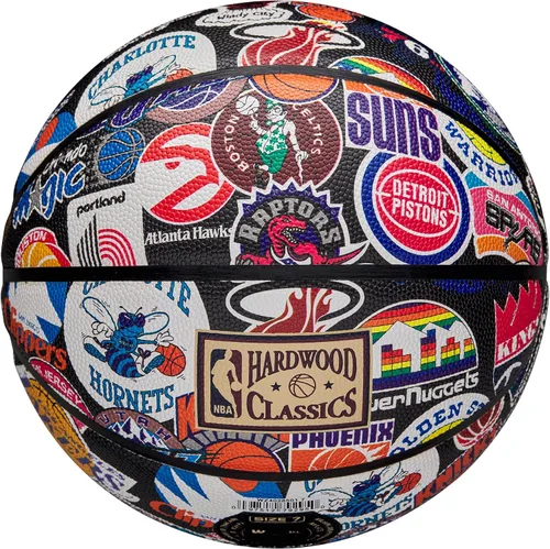 Vista 7 de Wilson NBA All Team Synthetic Leather Rubber 7/3 Indoor Outdoor Basketball