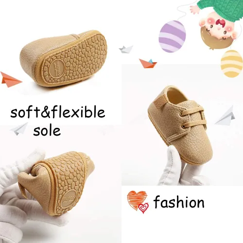 Vista 5 de Meckior Botar para aprender a caminar unisex, para niños y niñas, recién nacidos, terciopelo, suela de goma, zapatos antideslizantes