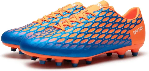 Vista 7 de DWZRG Tacos de fútbol para hombre, ligeros, para exteriores e interiores, para entrenamiento profesional de fútbol sala