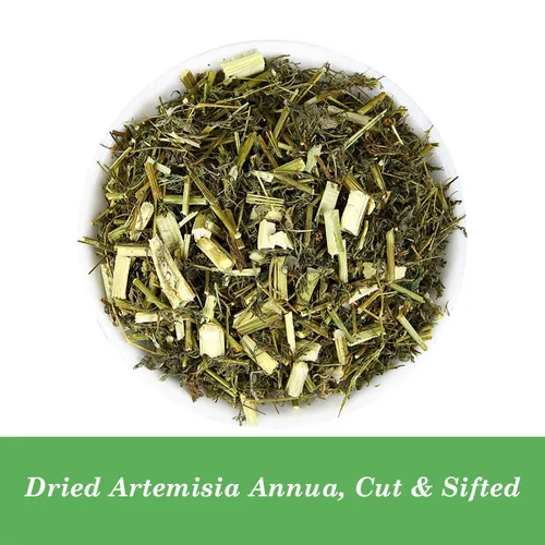 Vista 3 de Natural Artemisia Annua, Ajenjo dulce seco, hojas sueltas a base de hierbas (4.0 oz)