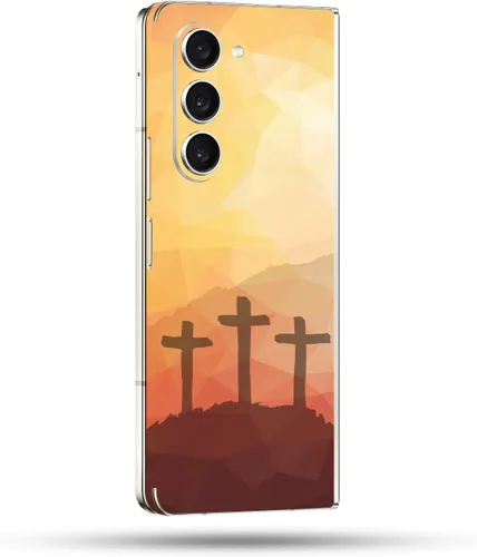 Vista 78 de MightySkins Skin compatible con Samsung Galaxy Z Fold 5 - Puppy Fall Funda protectora de vinilo duradera y única Fácil de aplicar, quitar