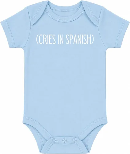 Vista 9 de CBTwear Body infantil divertido para bebé con gritos en español Negro