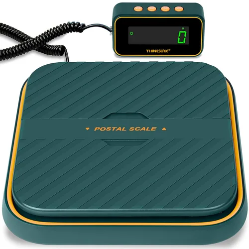 Vista 9 de THINKSCALE Báscula de envío, báscula postal de 86 libras con función de retención y desgarro, 5 unidades, apagado automático, escala de franqueo