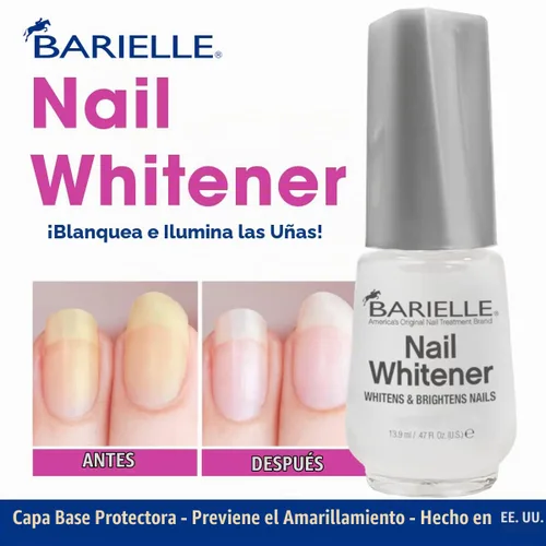 Vista 2 de Barielle Blanqueador de uñas para uñas amarillas o uñas sin brillo, 0.47 onzas, blanqueamiento para uñas, trata uñas amarillas