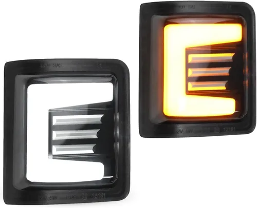 Vista 11 de Luces de posición de espejo lateral LED compatibles con FORD F250 F350 F450 F550 Super Duty 2008-2015, luz de señal de giro de espejo lateral
